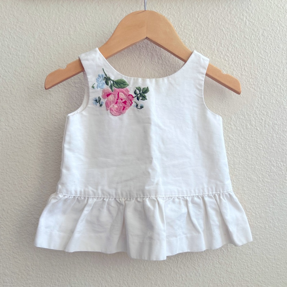 Janie and Jack blouse and velour leggings